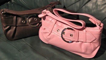 Ladies Purses, Faux leather with Inside Zippered Pocket, Choose Color, Priced Each