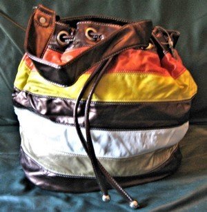 Ladies Hand Bag, Multi Colored With Matching Lining, Priced Each