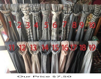 Cashmere Blended Scarves, 28" x 80", Choose Design, Priced Each
