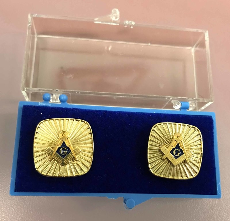 Cufflinks,  Blue Lodge