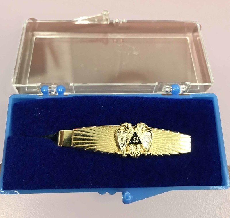 Tie Clasp, Scottish Rite Tie Bar