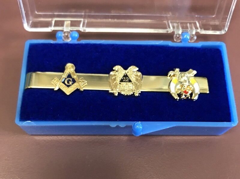 Tie Clasp, Masonic- Scottish Rite-Shrine Tie Clasp