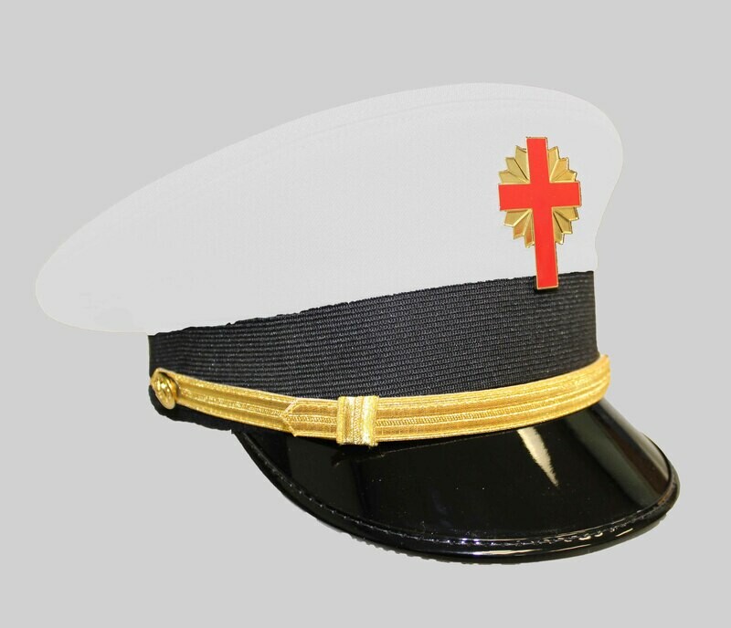 Cap, Sir Knight White Battalion Cap (cap badge not included)