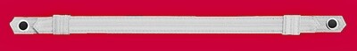 Chin strap, Silver Battalion Cap Chin Strap (with silver screw post buttons)