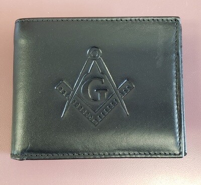 Masonic Leather Wallet