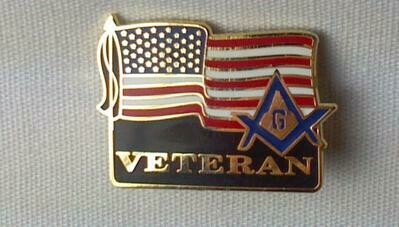 Lapel Pin,   American Veteran's  3