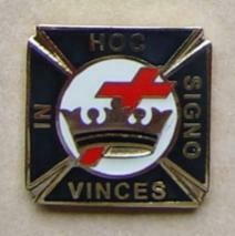 Lapel Pin,  Knight Templar Commandery 5/8"  14