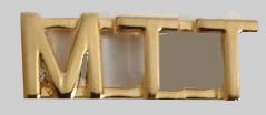 Brass, 1/2" 3 letter collar pins your choice of letters