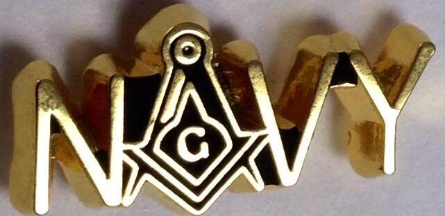 Lapel Pin Navy-Masonic