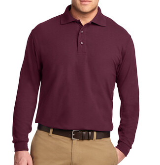 Long sleeve polo (embroidering is available)
(Special order)