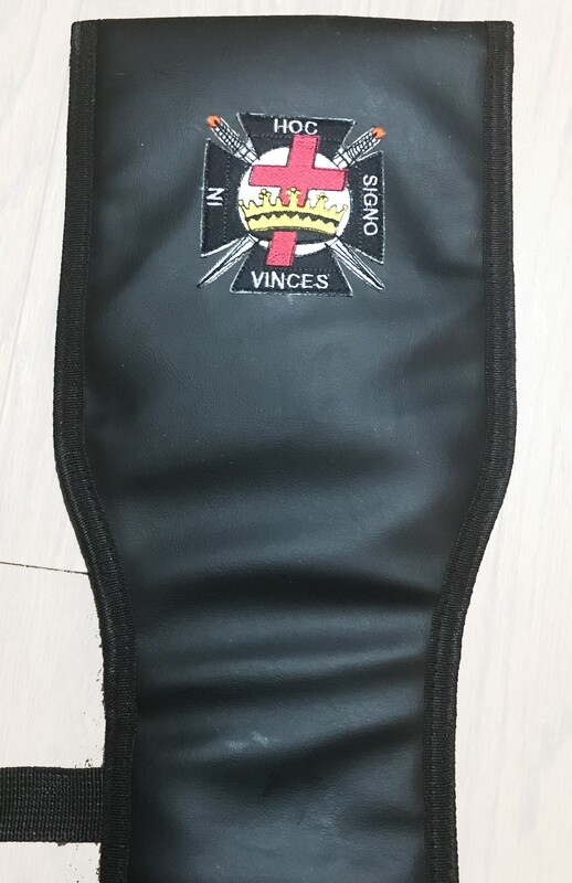 Sword case, Leather lined and padded/w KT emblem