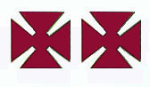 Shoulder Pins, Grand Commandery Officer  (Pair)