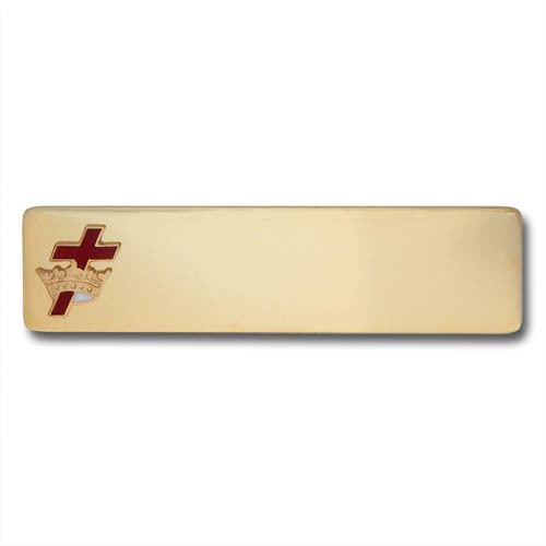 Brass, Sir Knight Name Plate (24K Gold plated) (3