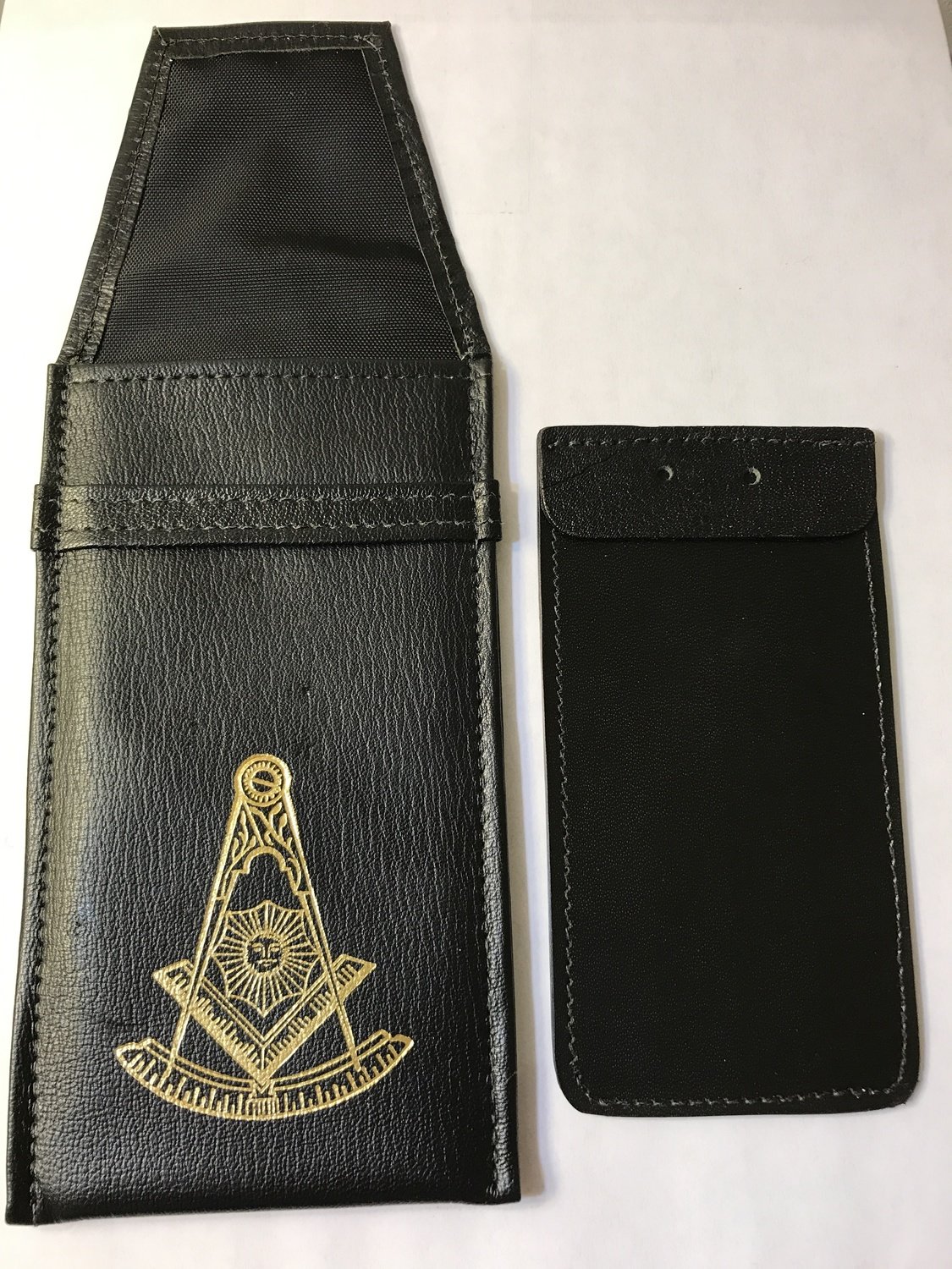 Leather jewel case (single jewel) No emblem