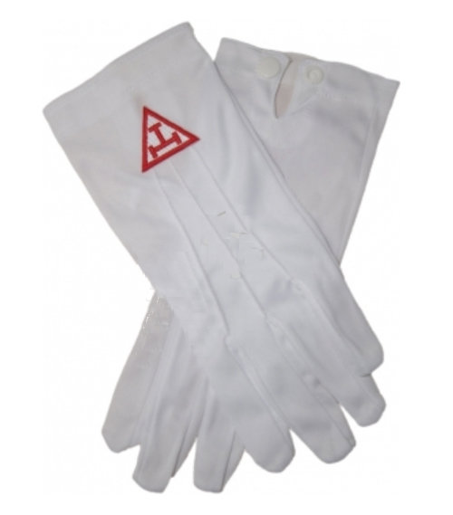 White Chapter Cotton Gloves
