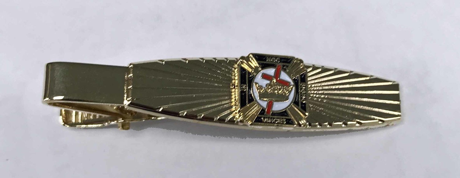 Tie Clasp, Knight Templar