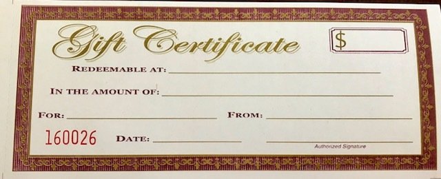 Gift Certificate - One year Annual Subscription
