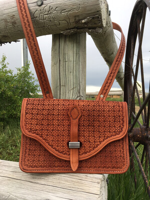 Leather Stamped Purse
