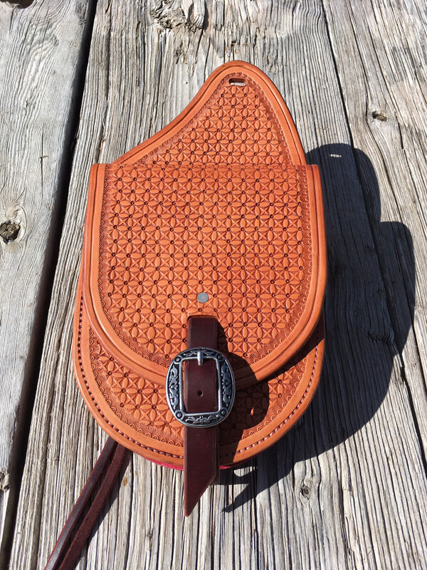 Stamped Saddle Bag