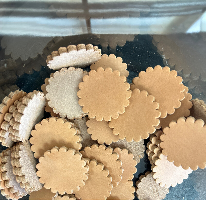Leather Rosette