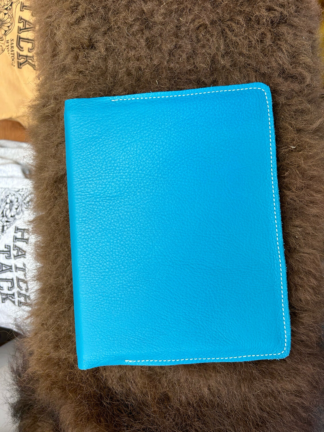 Leather Covered Mini Binder