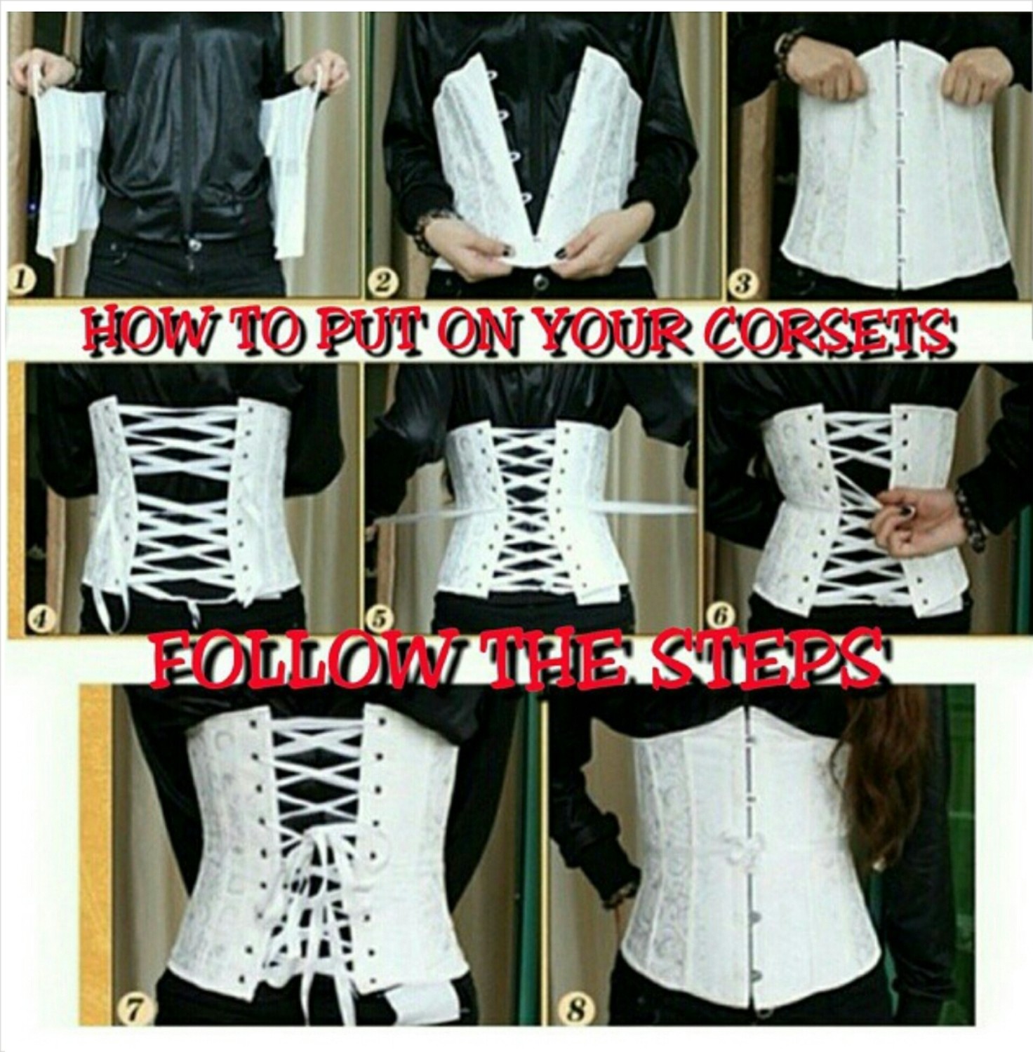 How To Put On A Corset