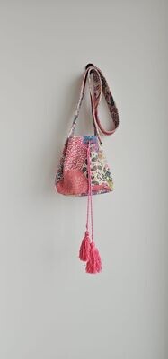 ERICA Pink Patchwork Bag