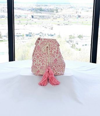 ERICA Pink Paisley Canvas Bag