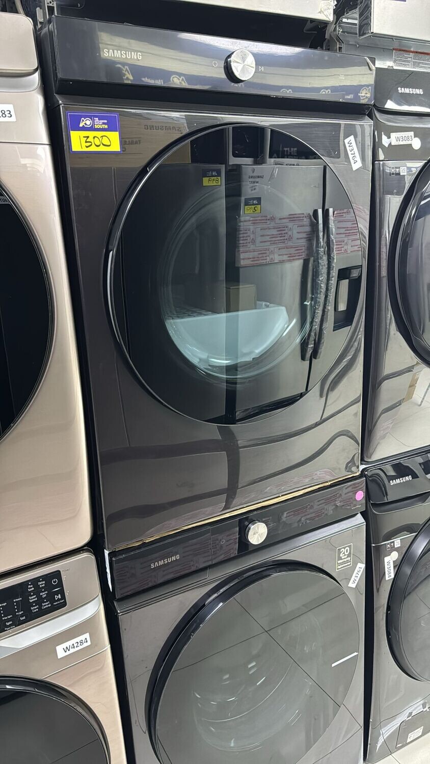 SAMSUNG BESPOKE FRONT LOAD SET WASHER AND DRYER  open box