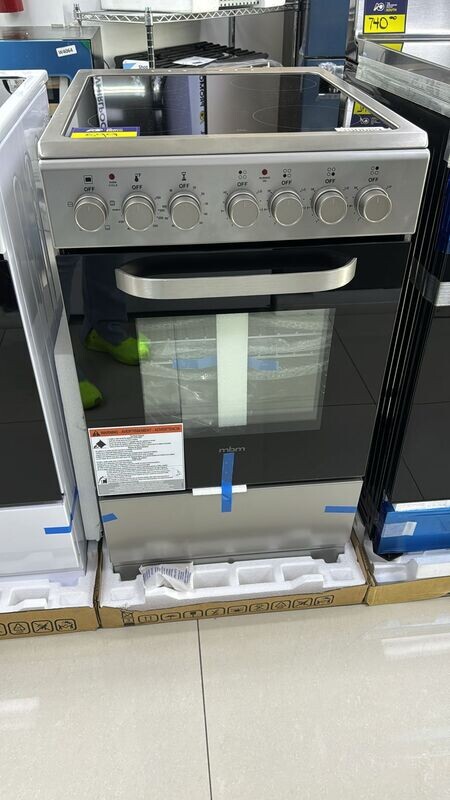 Estufa blanca eléctrica 20” marca MBM stainless