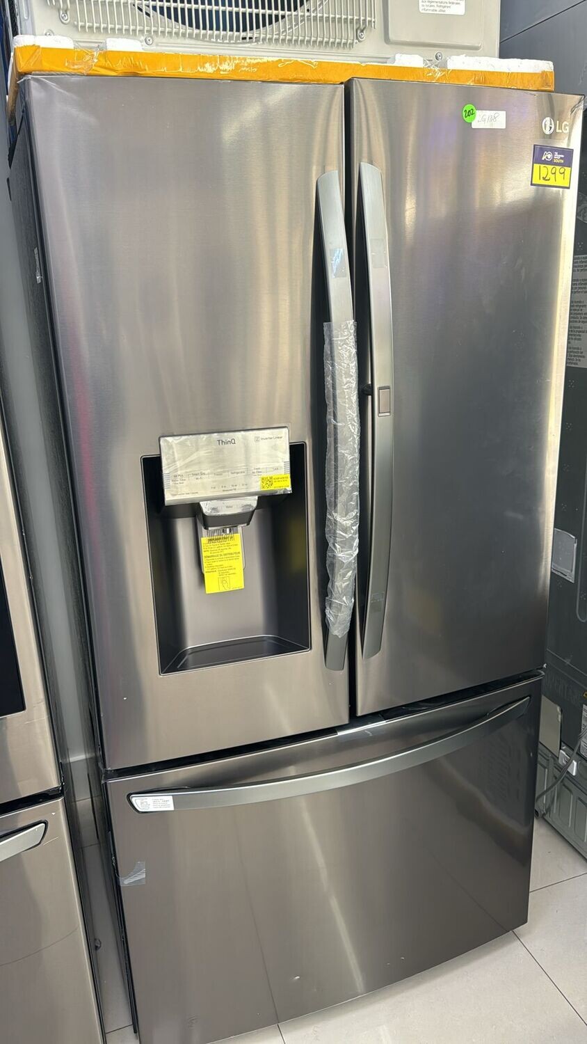 LG DOOR IN DOOR BLACK STAINLESS STEEL