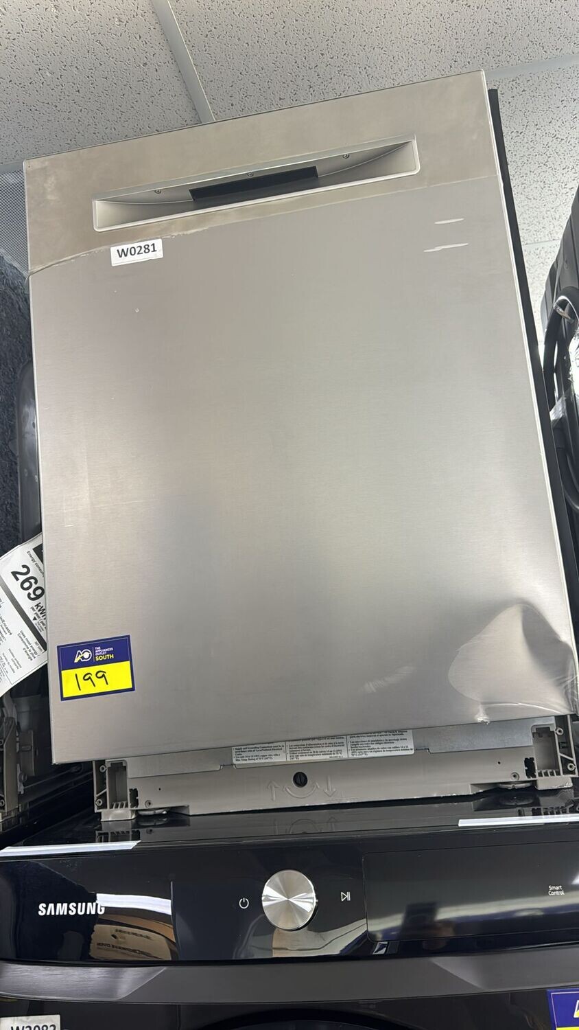 Bosch stainless steel open box dishwasher 