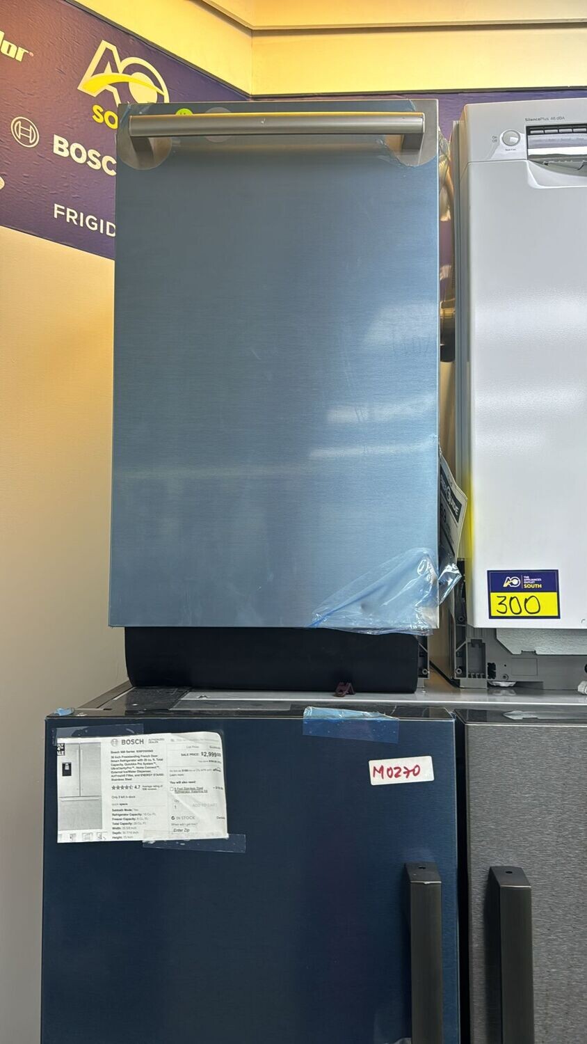 Dishwasher stainless 18”  Bosch