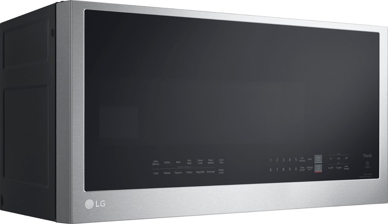 LG - 2.0 Cu. Ft. Over-the-Range Microwave with Sensor Cooking and EasyClean - Stainless Steel
