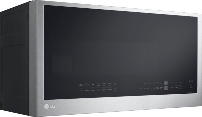 LG - 2.0 Cu. Ft. Over-the-Range Microwave with Sensor Cooking and EasyClean - Stainless Steel