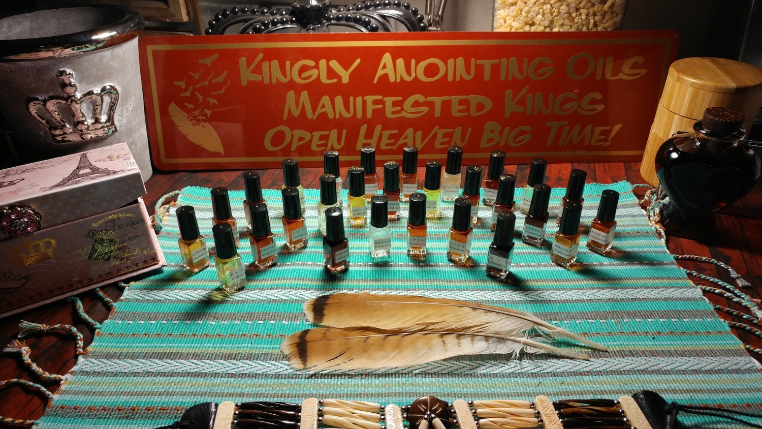 &quot;Bring the THUNDER&quot; (NOW Twice the measure!) Anointing Oils SAMPLER KIT (YOU SAVE $287.50)