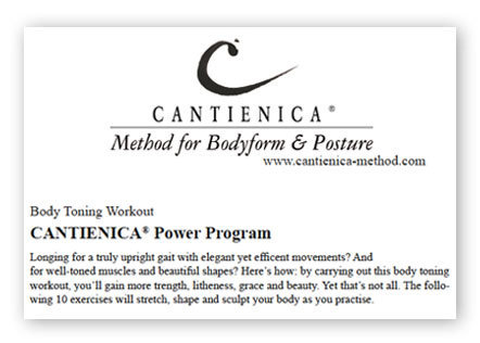 Flyer CANTIENICA® Power Program​. 200 pcs