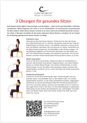 Gesundes Sitzen