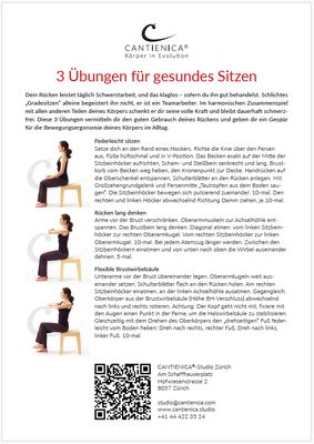 Gesundes Sitzen