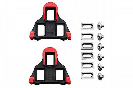 Shimano SPD-SL Cleat Set, Color: Red  (0°)