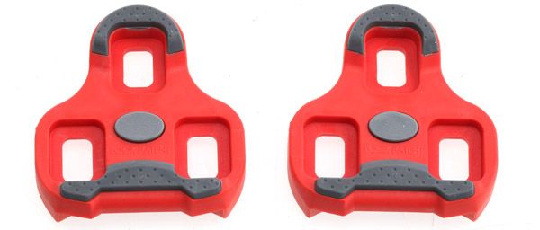 Look Keo Grip Road Cleat Set, Color: Red (9°)