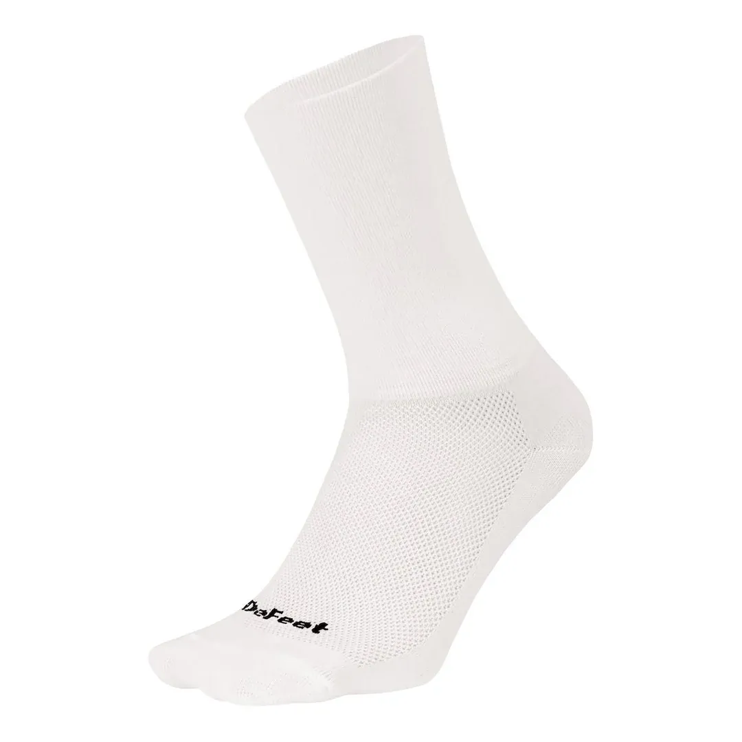 Defeet Aireator D-Logo 6", Color: White, Size: S