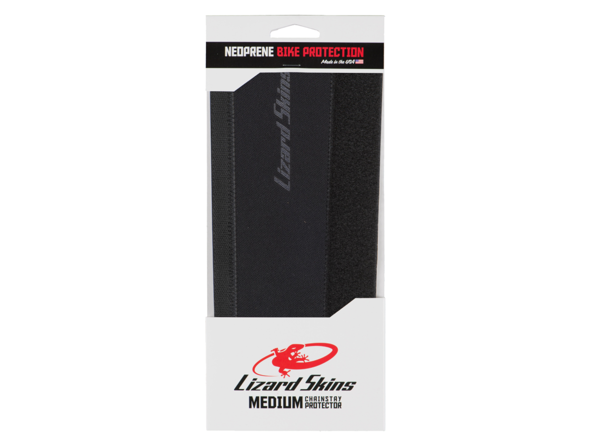 Lizard Skins Neoprene Chainstay Protector: Small, Black