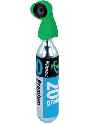 Genuine Innovations Microflate Nano Inflator: Includes 20g Threaded CO2 Cartridge
