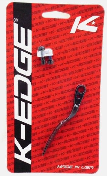 K-EDGE Pro Road Braze-on Chain Catcher, Black