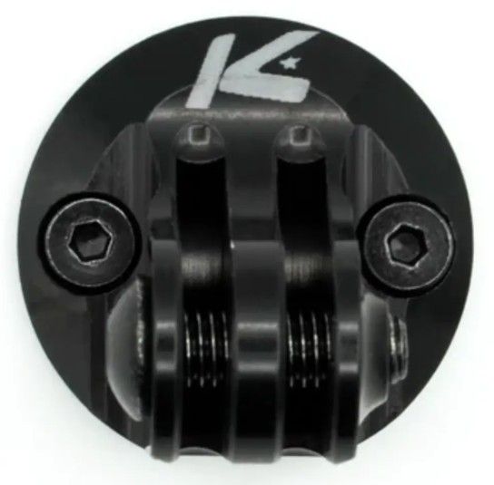K-EDGE Combo Mount Adapter for Universal Action Camera and Light - compatible with K-EDGE Garmin, Garmin XL, and Wahoo Mounts