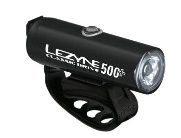 Lezyne CLASSIC DRIVE 500+ FRONT SATIN BLACK