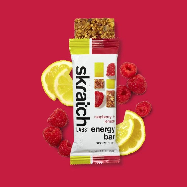 Skratch Labs Energy Bar - Single Bar, Color: Raspberry + Lemon