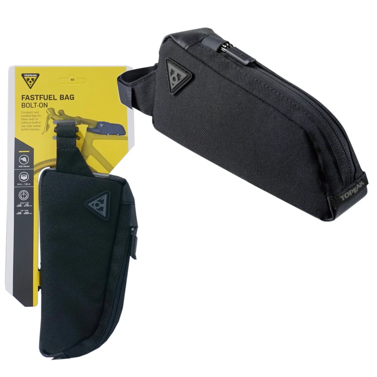 Topeak FastFuel Bolt-On Top Tube bag Black