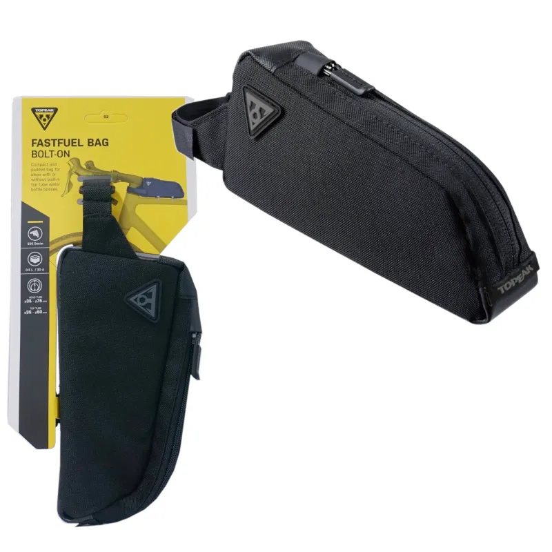 Topeak FastFuel Bolt-On Top Tube bag Black